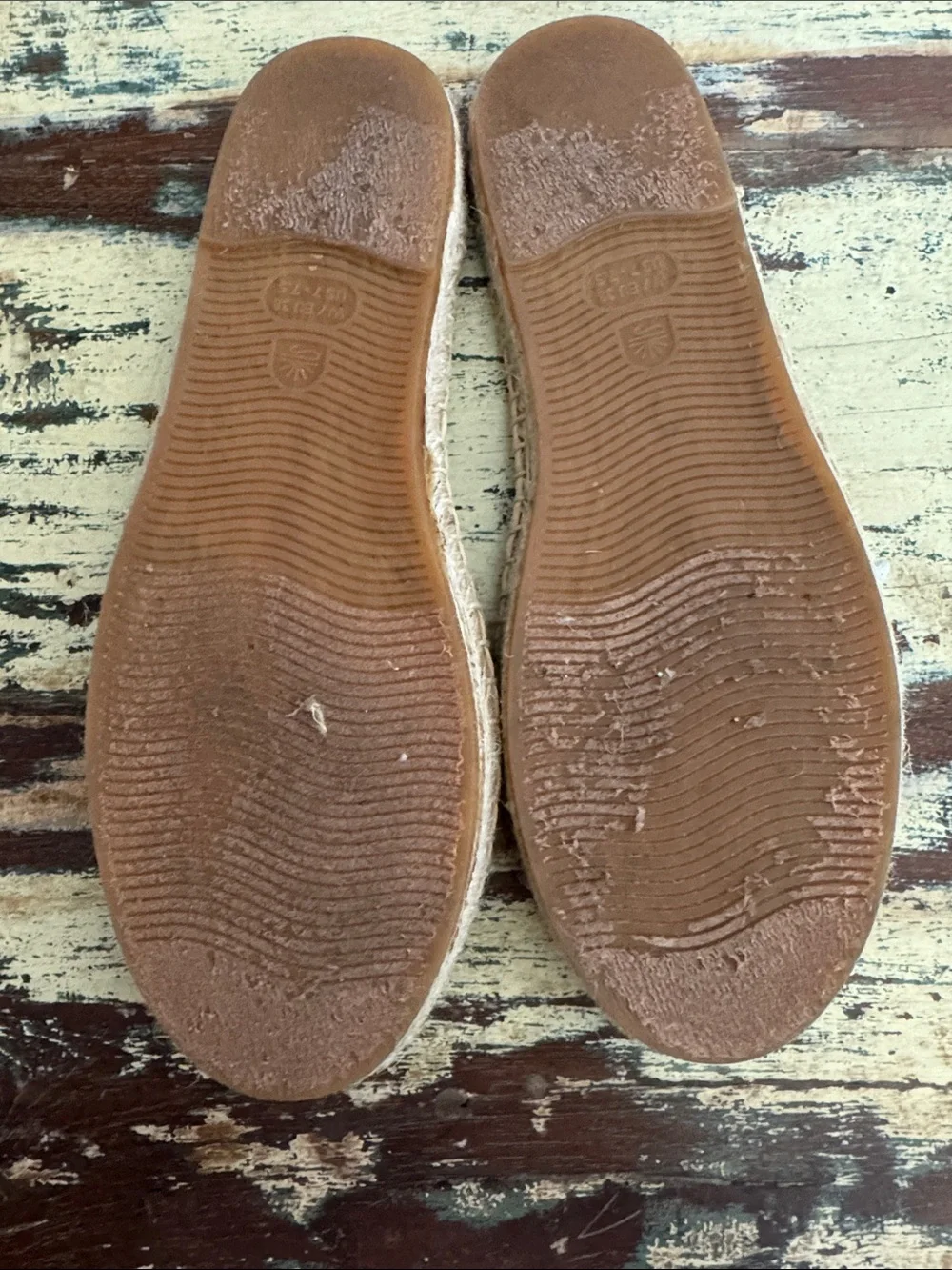 Soludos Light Gray Canvas Espadrille Slip-On Mules